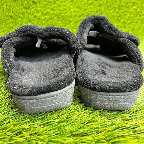 Vionic Dessie Womens Size 6 Black Casual Classic Comfort Slip On Slippers Shoes - Picture 6 of 10